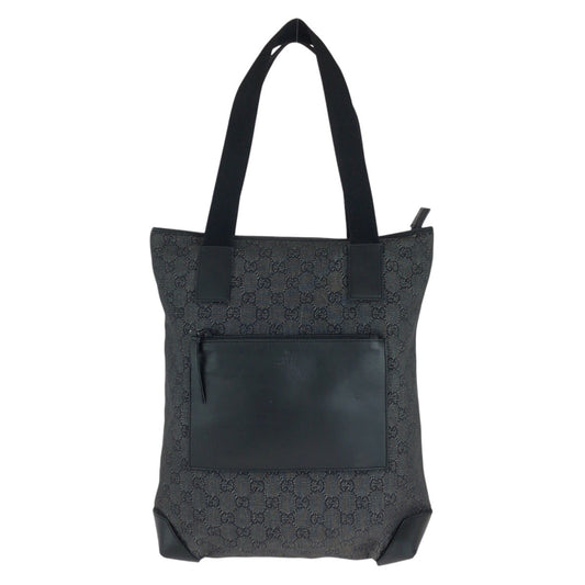 15498
GUCCI グッチ ブラック 黒 GGキャンバス / レザー 28892 トートバッグ ショルダーバッグ  レディース ABP19