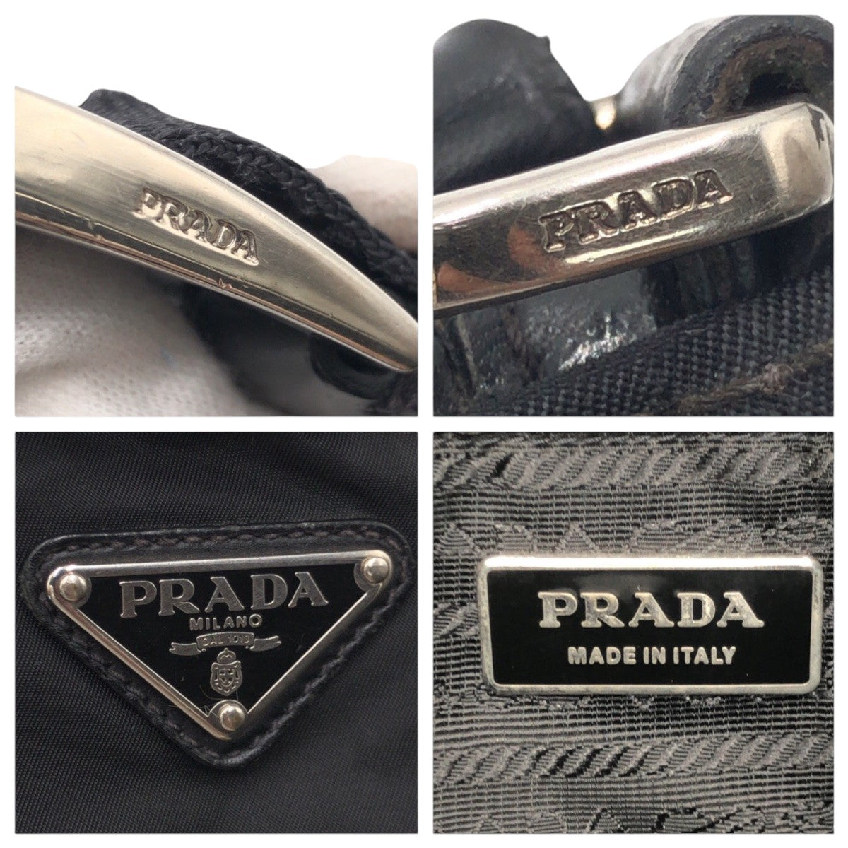 15010
PRADA プラダ テスート 三角ロゴ ブラック 黒 ナイロン ショルダーバッグ メッセンジャーバッグ 男女兼用  メンズ AB38