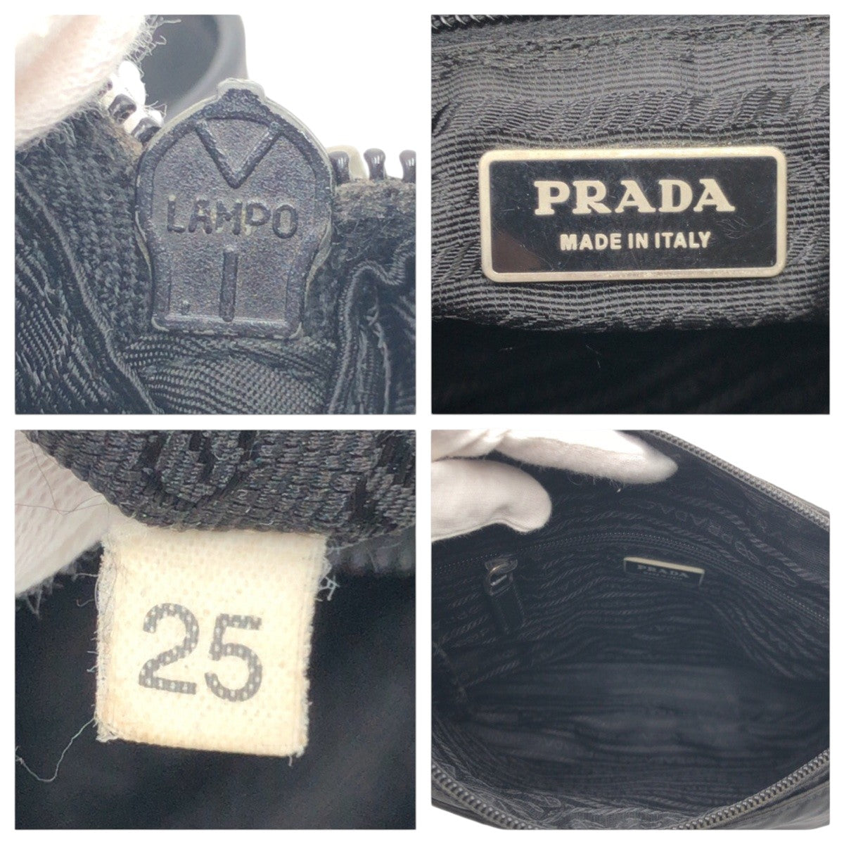 15499
PRADA Tessuto Triangle Logo Black Nylon Shoulder Bag Unisex Men's ABP40