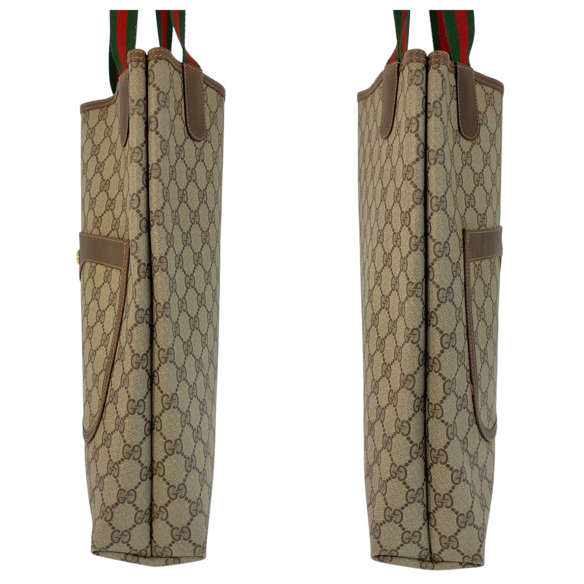 15500
GUCCI グッチ シェリーライン オールドグッチ ブラウン ベージュ ゴールド金具 GGスプリームキャンバス 89 02 003 トートバッグ ショルダーバッグ  レディース