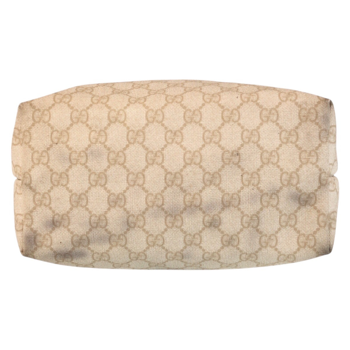 15501
GUCCI グッチ ベージュ アイボリー ブラウン ゴールド金具 GGスプリームキャンバス / レザー 189896 トートバッグ ショルダーバッグ  レディース
