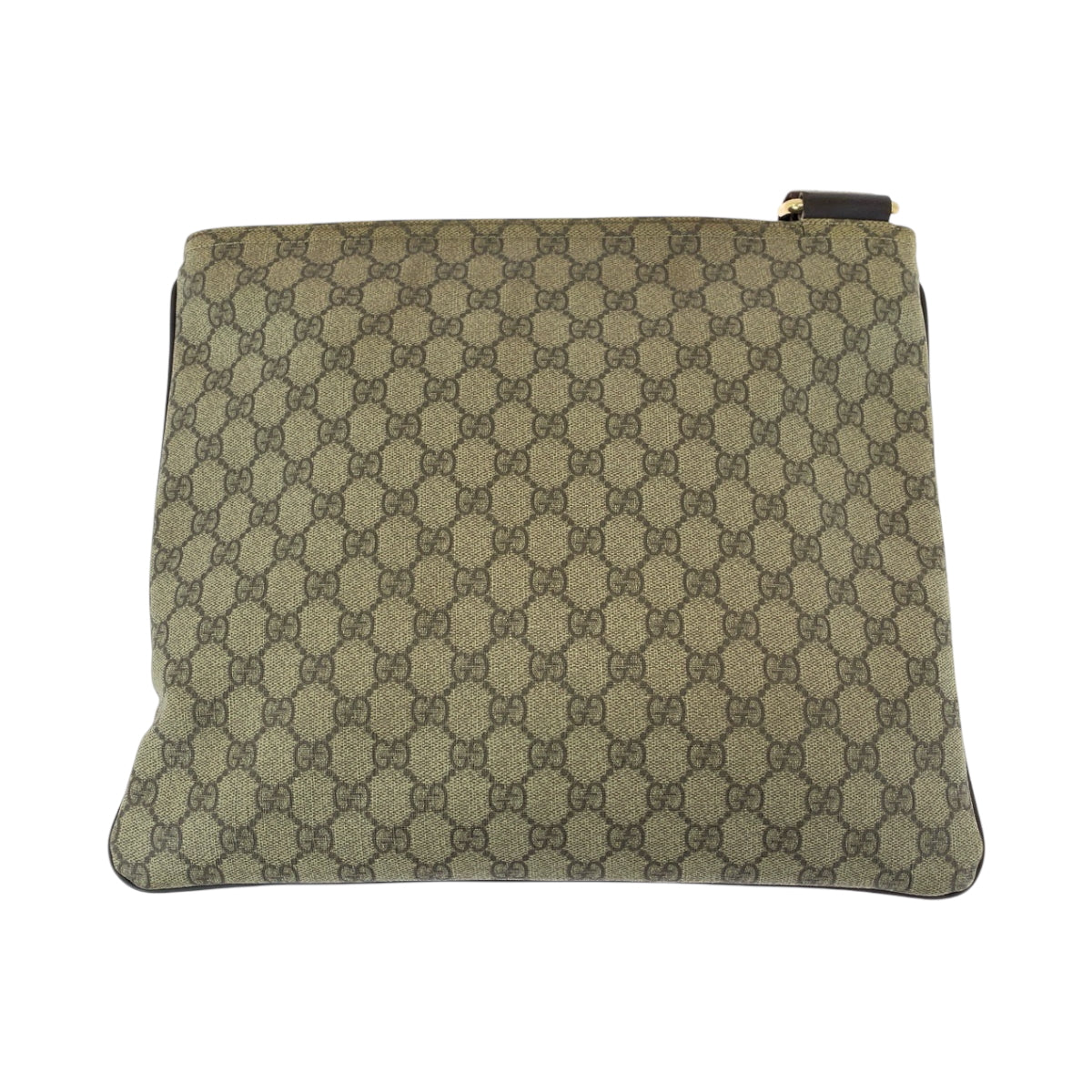 15511
GUCCI グッチ ベージュ ブラウン ゴールド金具 GGスプリームキャンバス 201446 ショルダーバッグ ポシェット  メンズ
