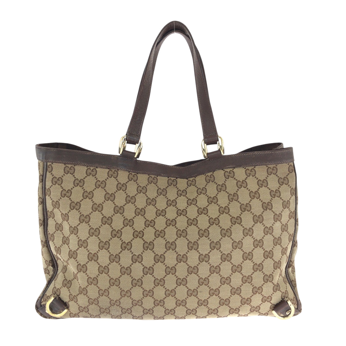 15512
GUCCI グッチ アビー ブラウン ゴールド金具 GGキャンバス 141472 トートバッグ ショルダーバッグ  レディース