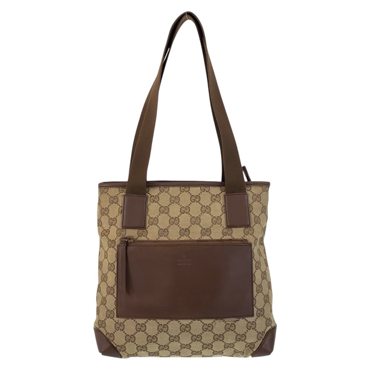 15513
GUCCI グッチ ブラウン ベージュ GGキャンバス / レザー 019 0402 トートバッグ ショルダーバッグ  レディース