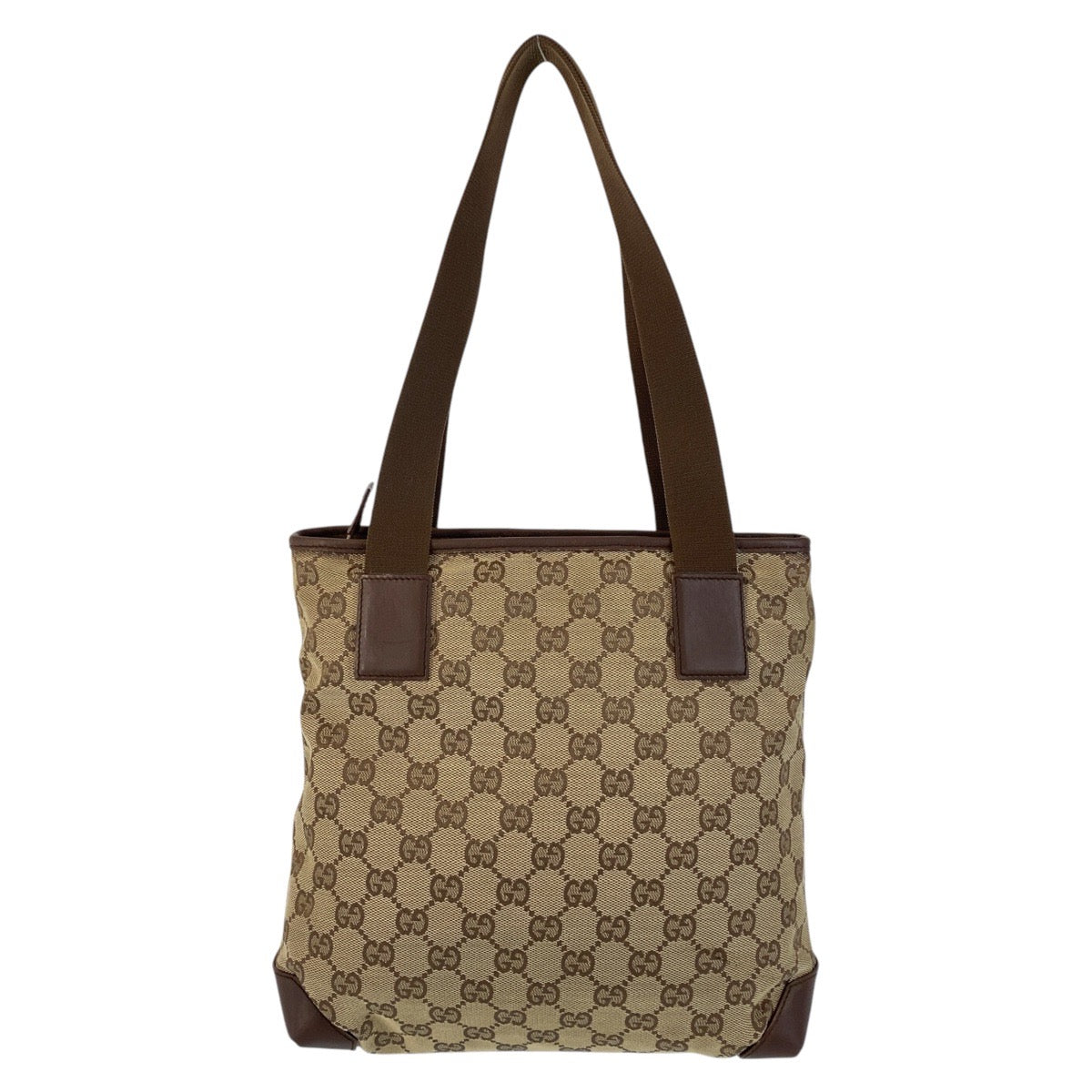 15513
GUCCI グッチ ブラウン ベージュ GGキャンバス / レザー 019 0402 トートバッグ ショルダーバッグ  レディース
