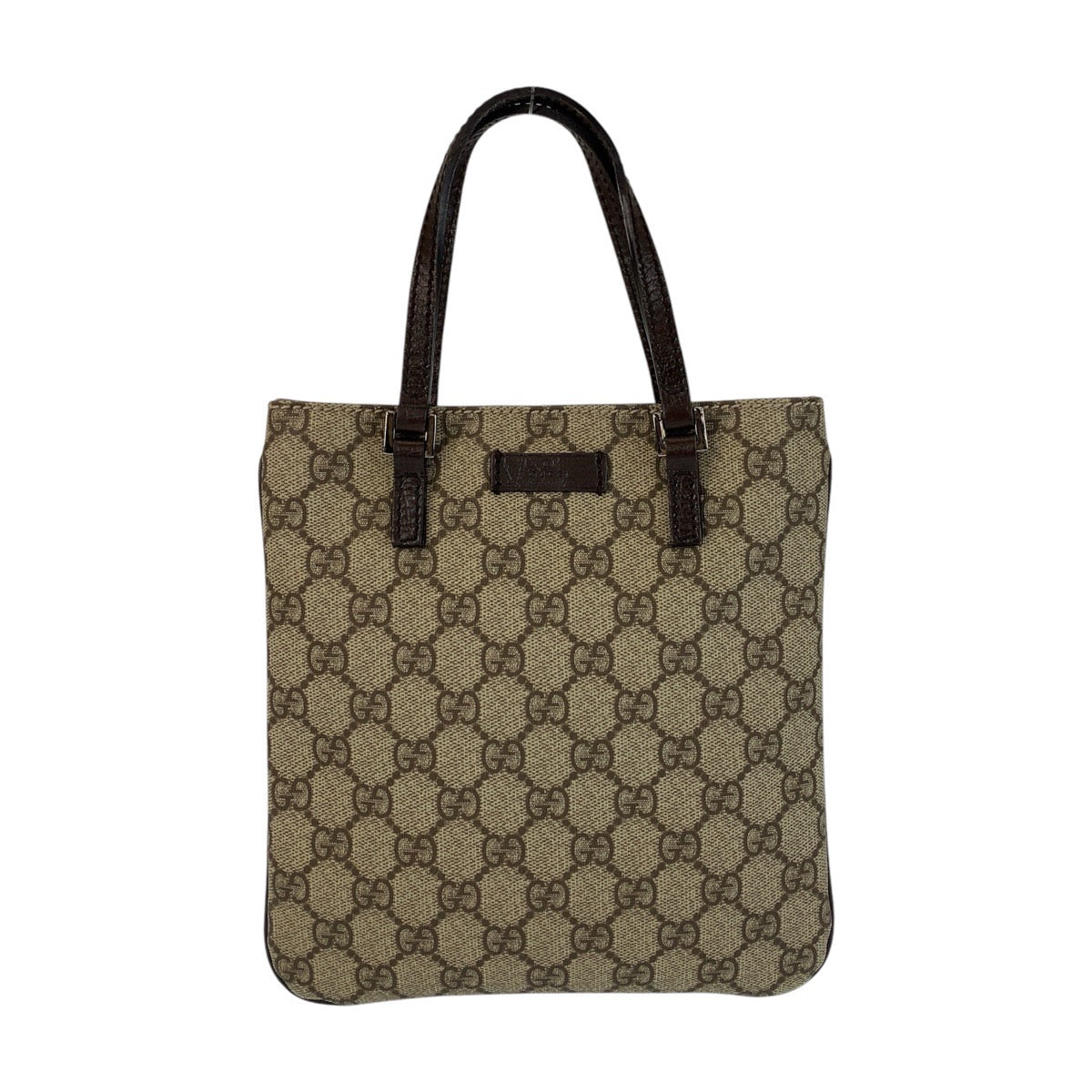 15516
GUCCI グッチ ベージュ ブラウン GGスプリームキャンバス / レザー 114600 トートバッグ ハンドバッグ  レディース