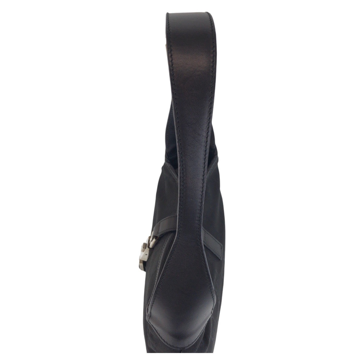 15526
GUCCI グッチ ジャッキー ブラック 黒 GGキャンバス / レザー 001 3735 ショルダーバッグ  レディース