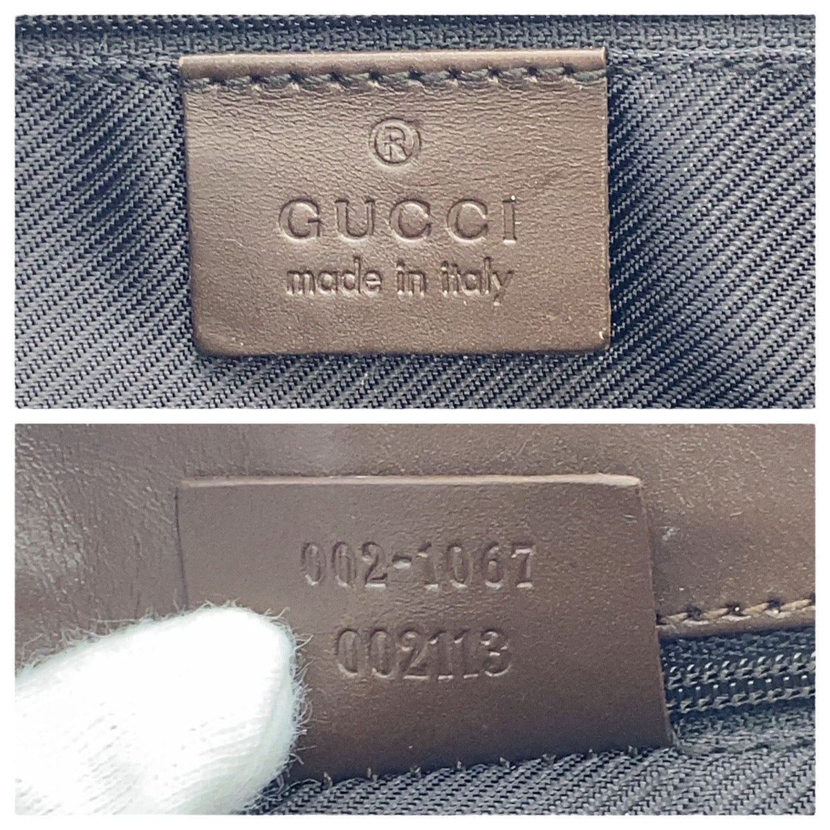15527
GUCCI グッチ ジャッキー ベージュ ブラウン GGキャンバス / レザー 21067 ショルダーバッグ  レディース