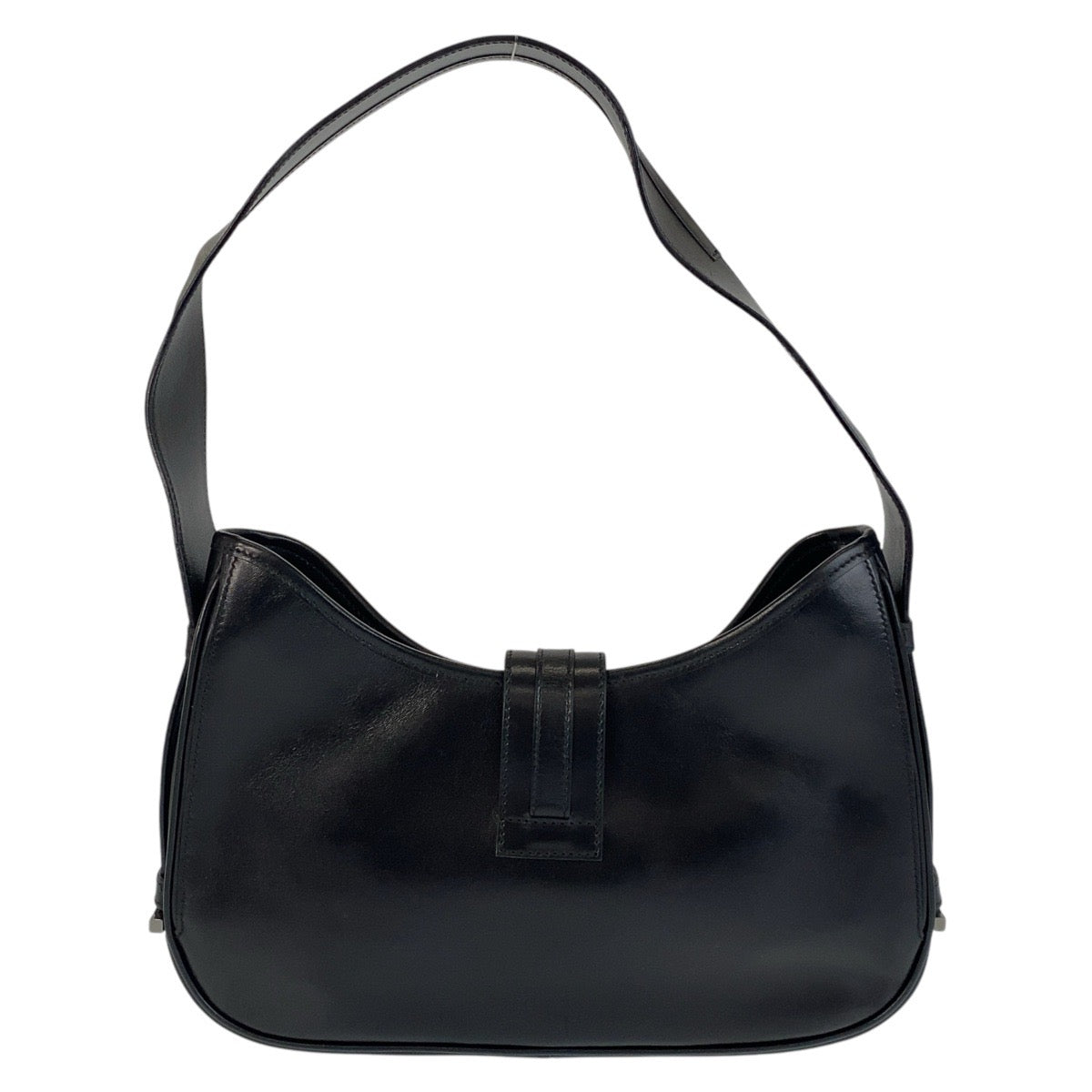 15528
GUCCI グッチ ブラック 黒 レザー 143747 ショルダーバッグ  レディース