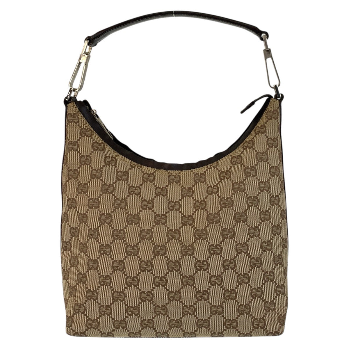 15529
GUCCI グッチ ベージュ ブラウン GGキャンバス / レザー 000 0602 ショルダーバッグ  レディース