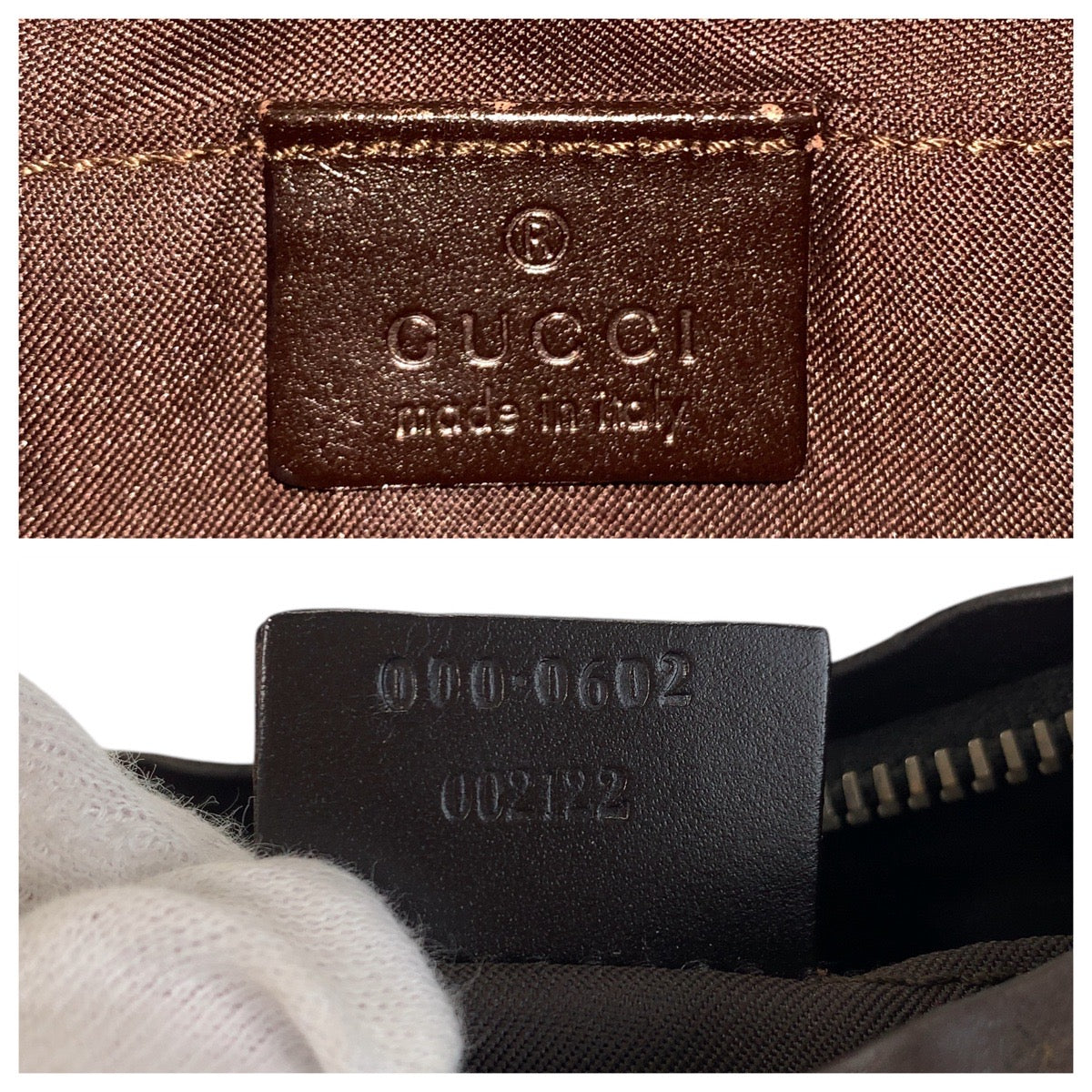 15529
GUCCI グッチ ベージュ ブラウン GGキャンバス / レザー 000 0602 ショルダーバッグ  レディース