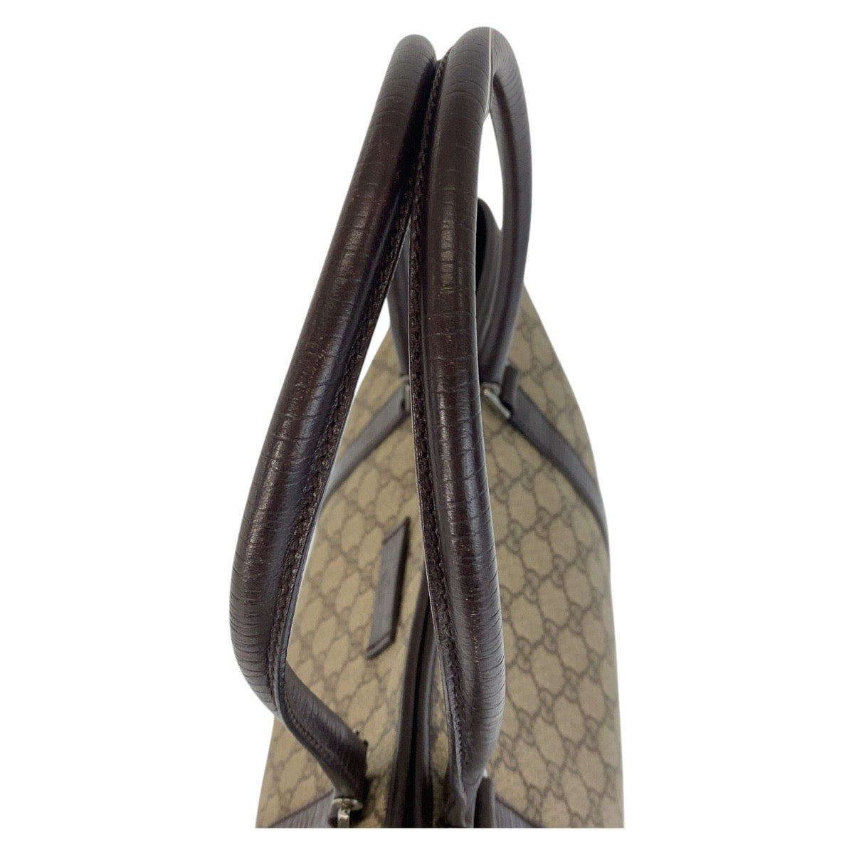 15532
GUCCI グッチ ベージュ ブラウン GGスプリームキャンバス / レザー 114595 トートバッグ ショルダーバッグ  レディース