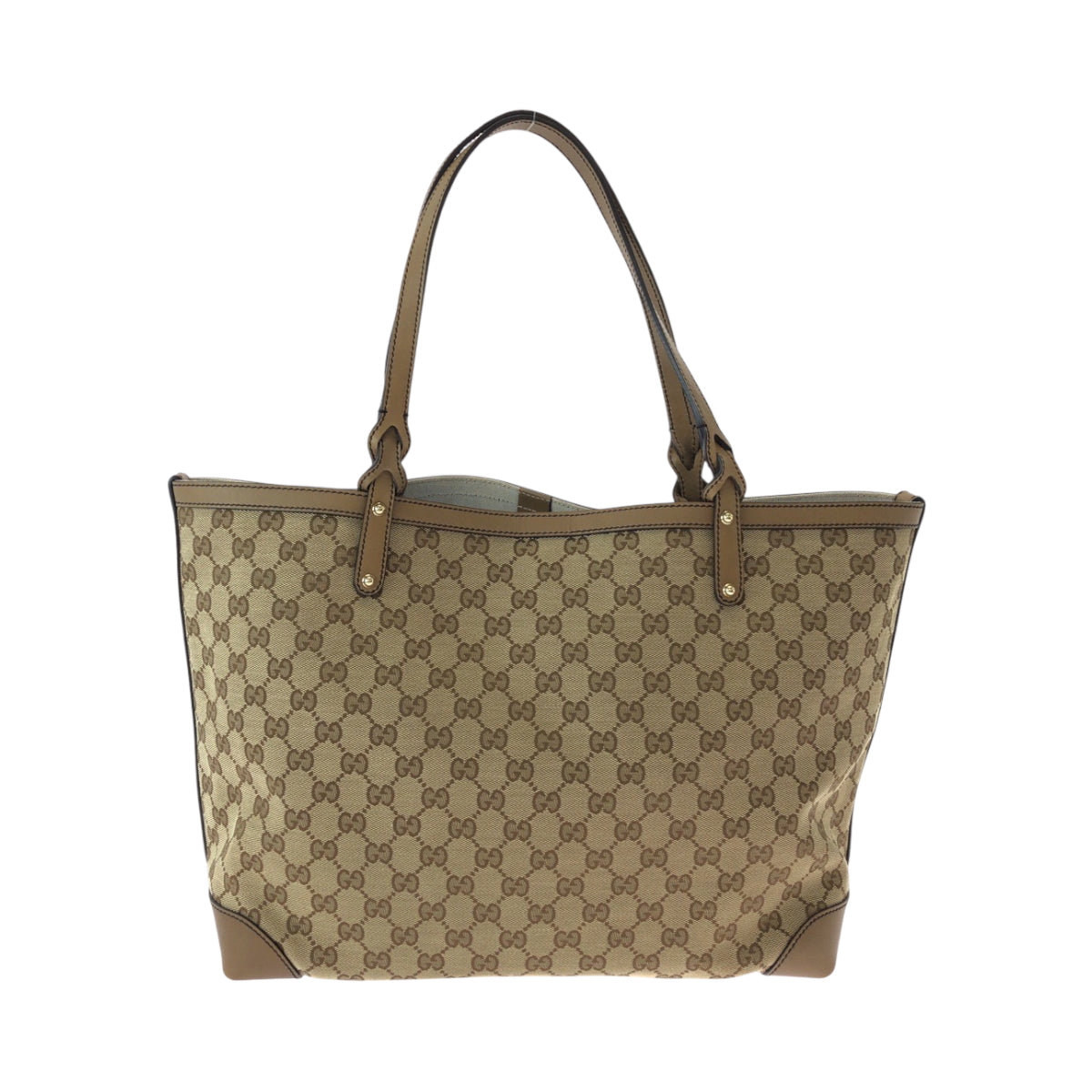 15539
GUCCI グッチ ブラウン ゴールド金具 GGキャンバス 247209 トートバッグ ショルダーバッグ  レディース