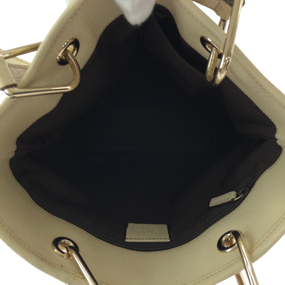 15541
GUCCI グッチ ブラウン アイボリー ゴールド金具 GGキャンバス 120840 トートバッグ ショルダーバッグ  レディース A39