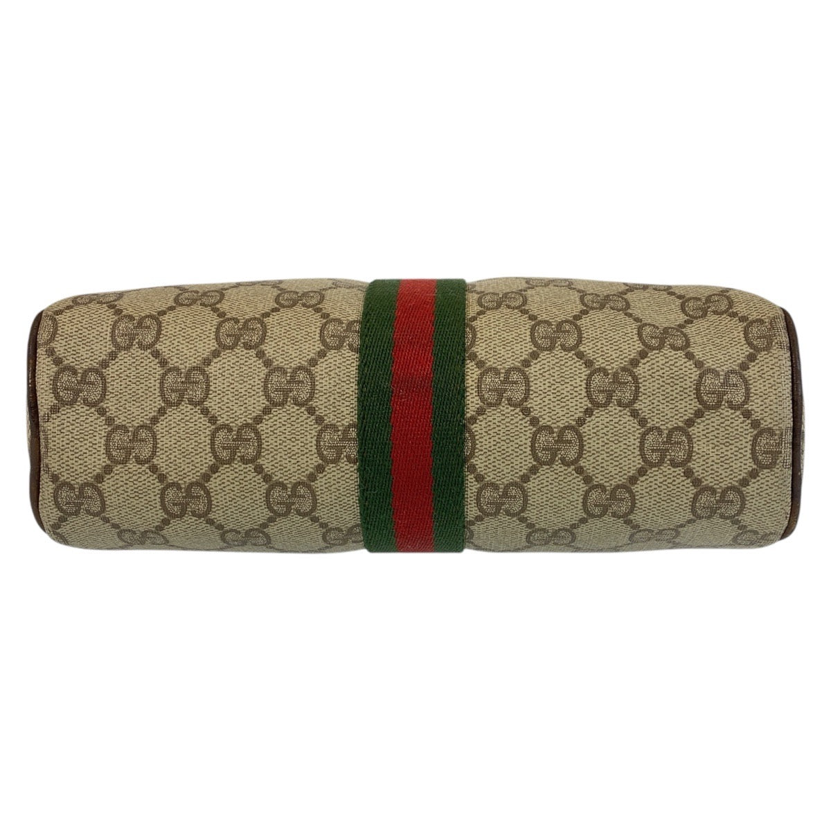 15546
GUCCI グッチ シェリーライン ベージュ ブラウン ゴールド金具 GGスプリームキャンバス / レザー 51 01 3552 ショルダーバッグ ポシェット  レディース AB25