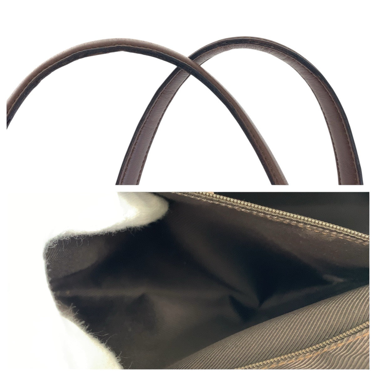 15547
GUCCI グッチ ブラウン ゴールド金具 GGキャンバス / レザー 002 1122 トートバッグ ショルダーバッグ 男女兼用  レディース