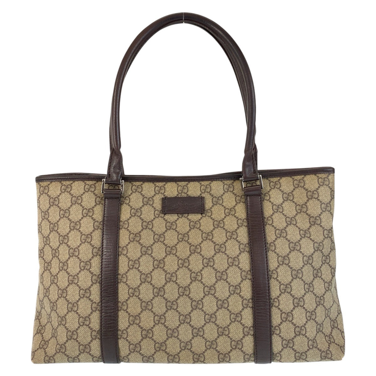 15548
GUCCI グッチ ベージュ ブラウン GGスプリームキャンバス / レザー 114595 トートバッグ ショルダーバッグ  レディース