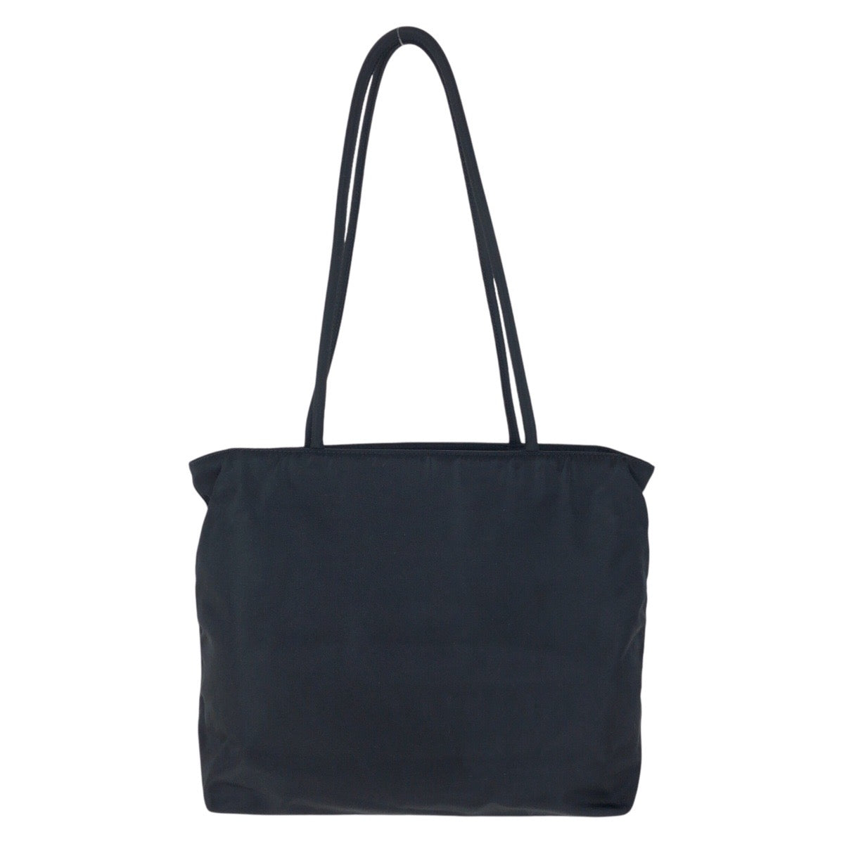 15549
PRADA プラダ テスート 三角ロゴプレート ブラック 黒 シルバー金具 ナイロン トートバッグ ショルダーバッグ  レディース