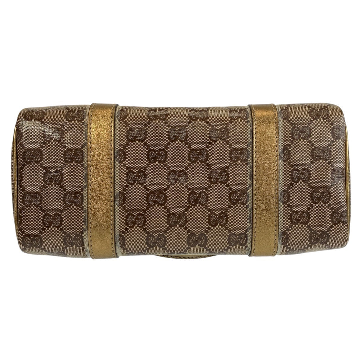 15553
GUCCI グッチ GGクリスタル ベージュ ゴールド ゴールド金具 PVC 193604 ハンドバッグ ミニボストンバッグ  レディース