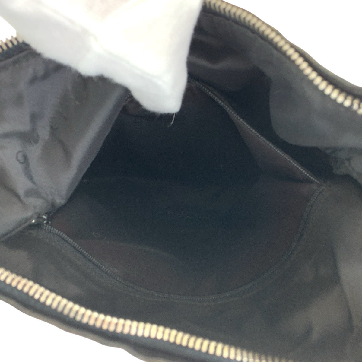 15555
GUCCI グッチ ブラック 黒 シルバー金具 レザー 001 3766 ショルダーバッグ  レディース