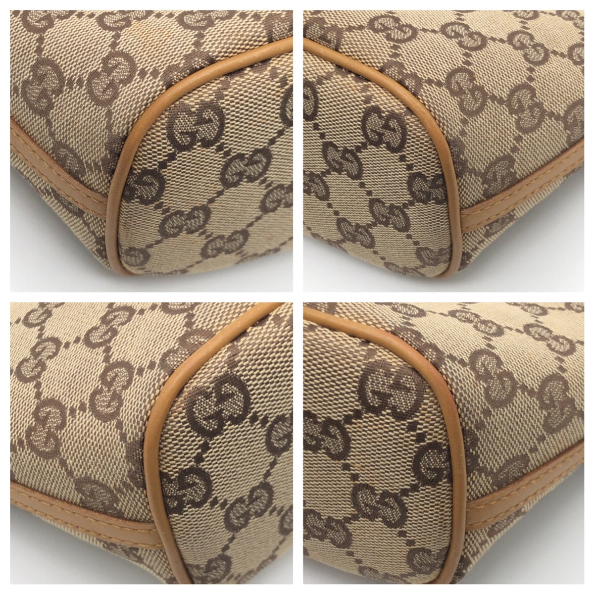 15557
GUCCI グッチ GG柄 ブラウン GGキャンバス 039 1103 2123 ハンドバッグ アクセサリーポーチ  レディース