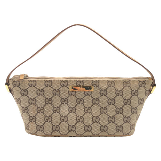 15557
GUCCI グッチ GG柄 ブラウン GGキャンバス 039 1103 2123 ハンドバッグ アクセサリーポーチ  レディース