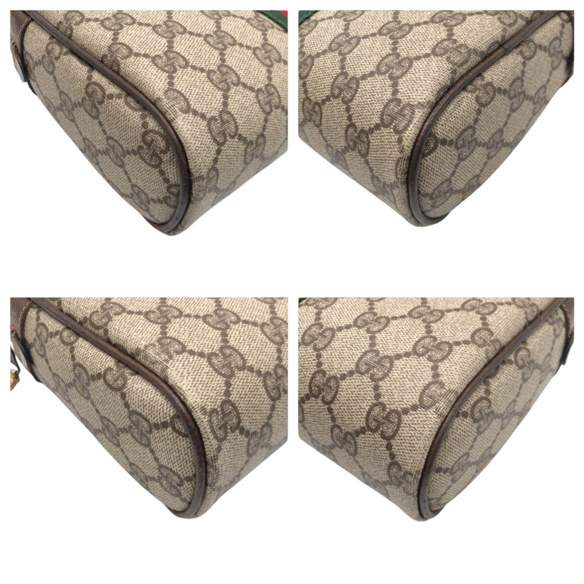 15559
GUCCI グッチ シェリーライン ブラウン ゴールド金具 GGスプリームキャンバス 98 16 014 クラッチバッグ セカンドバッグ ポーチ 男女兼用  レディース