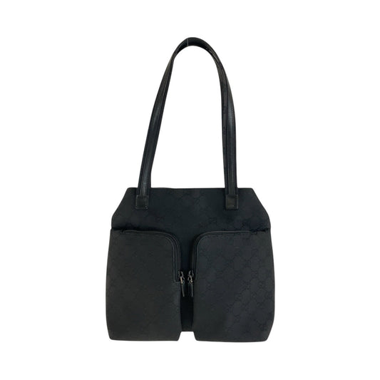 15563
GUCCI グッチ ブラック 黒 GGキャンバス 002 1076 ショルダーバッグ  レディース