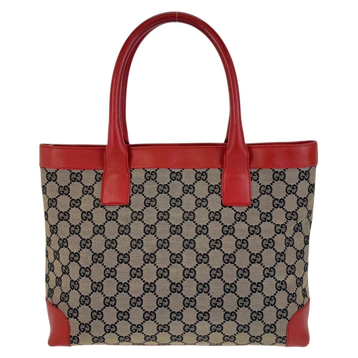 15564
GUCCI グッチ ベージュ レッド GGキャンバス / レザー 002 1119 トートバッグ ショルダーバッグ  レディース