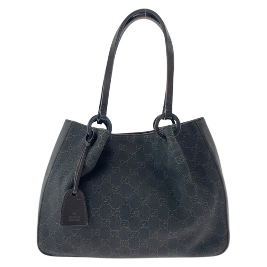 15566
GUCCI グッチ ブラウン GGキャンバス / レザー 101919 トートバッグ ショルダーバッグ  レディース