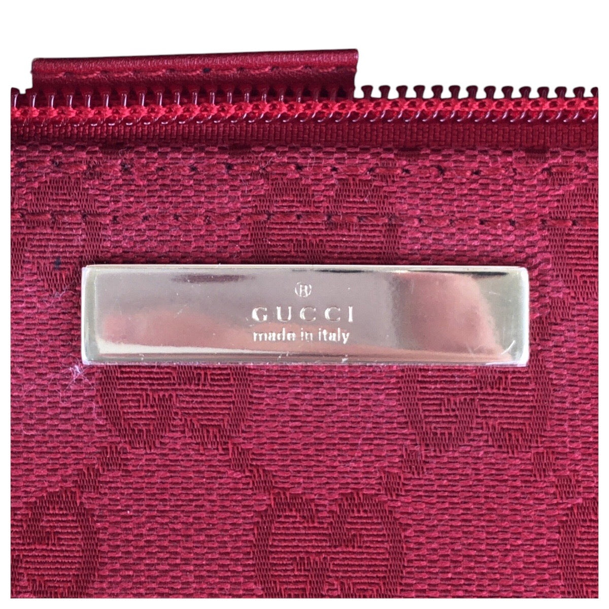 15568
GUCCI グッチ レッド ゴールド金具 GGキャンバス / レザー 039 1103 ハンドバッグ アクセサリーポーチ  レディース