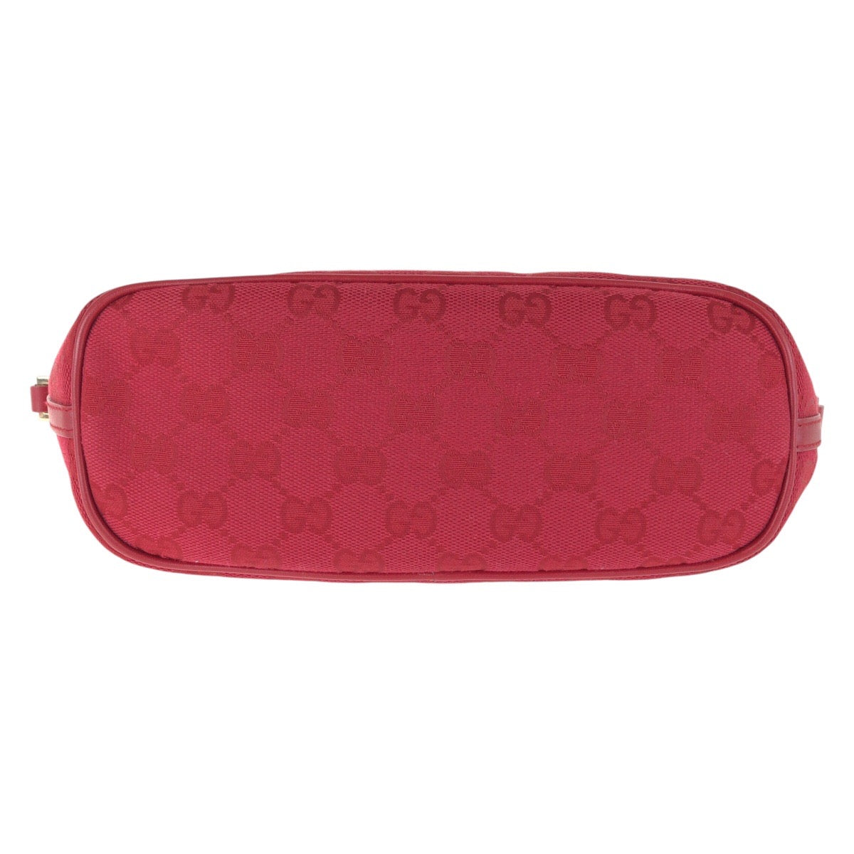 15568
GUCCI グッチ レッド ゴールド金具 GGキャンバス / レザー 039 1103 ハンドバッグ アクセサリーポーチ  レディース
