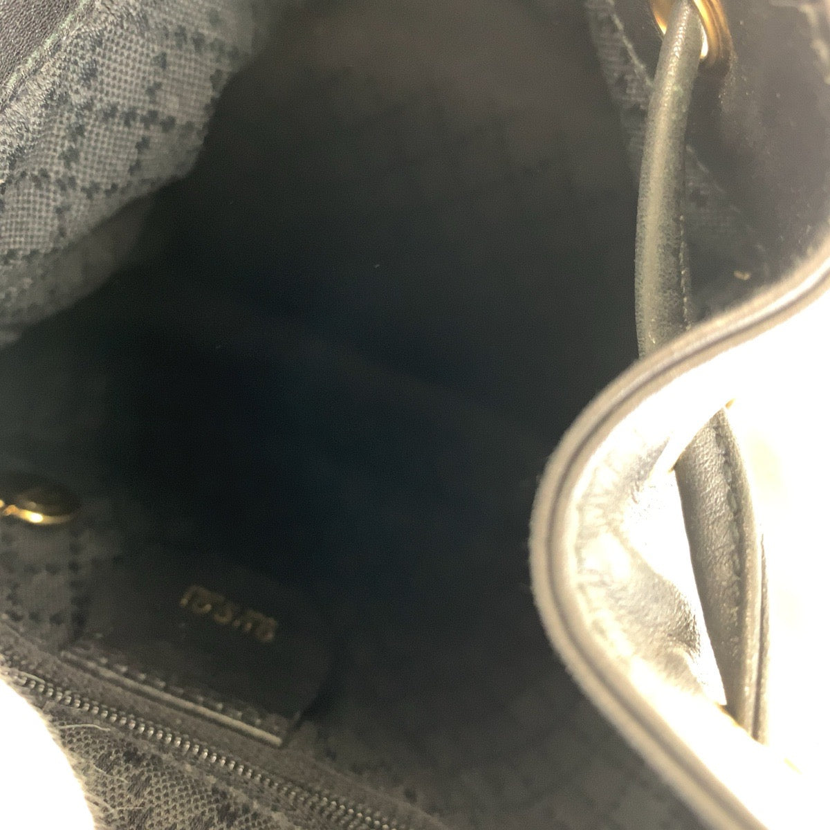 15569
GUCCI グッチ バンブー ブラック 黒 ゴールド金具 レザー 003 3444 0030 リュック・デイパック バックパック  レディース ABP28