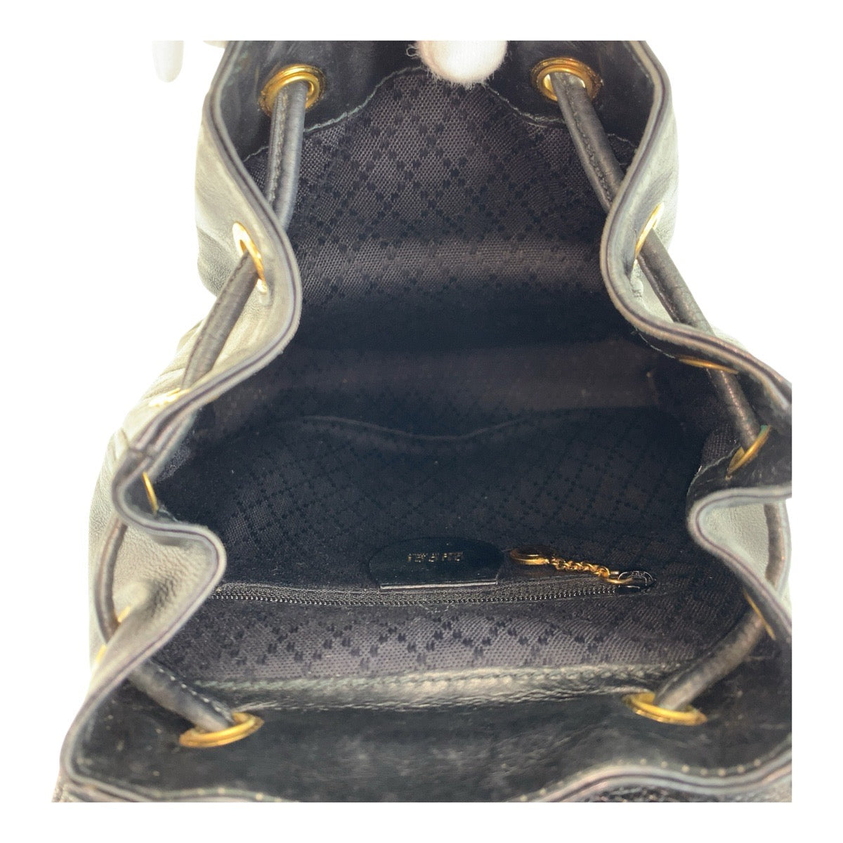 15570
GUCCI グッチ バンブー ブラック 黒 ゴールド金具 レザー 003 1705 0030 リュック バックパック  レディース