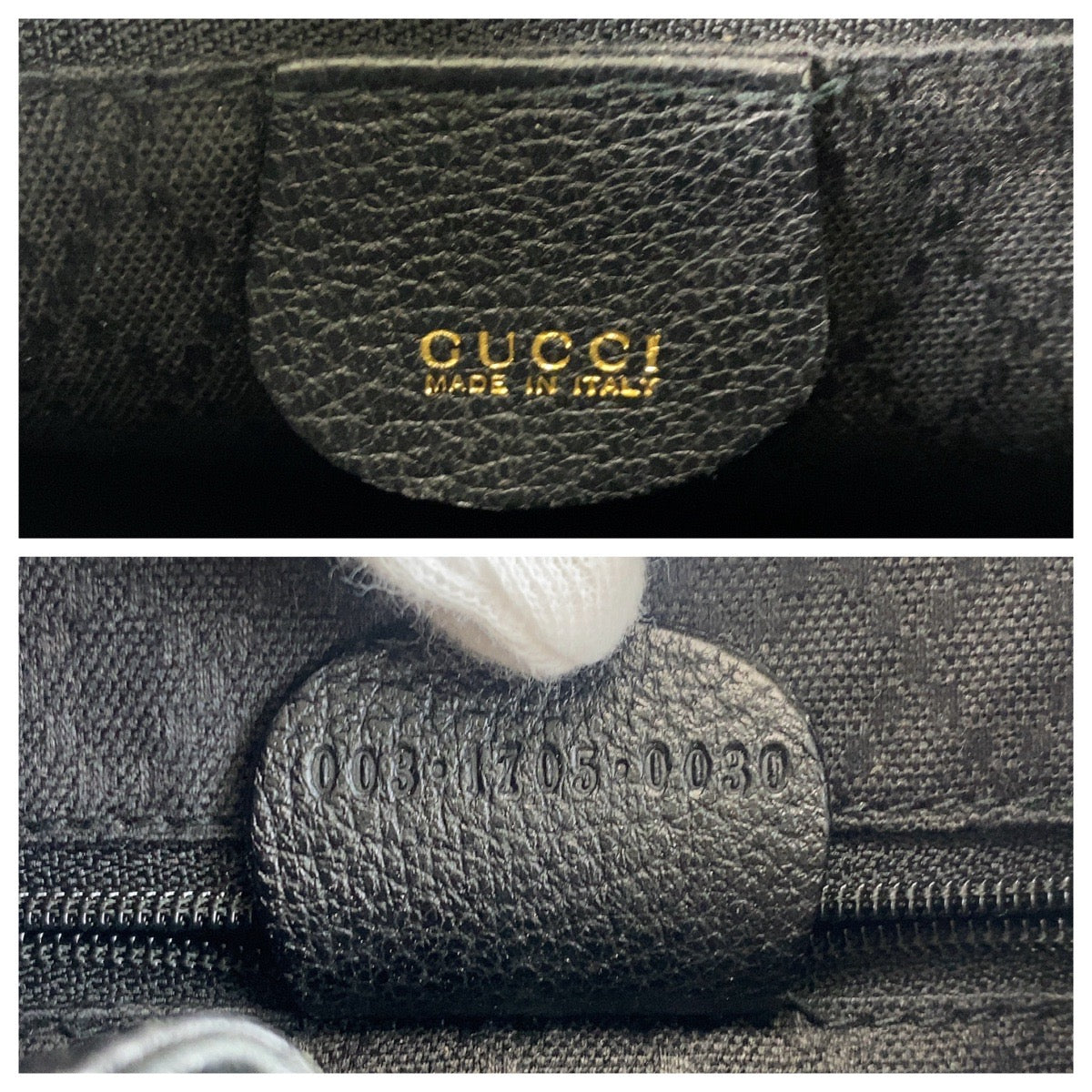 15575
GUCCI グッチ バンブー ブラック 黒 ゴールド金具 スウェード / レザー 003 1705 0030 リュック バッグパック  レディース AB17