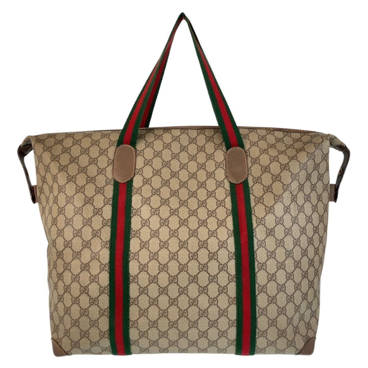 15599
GUCCI グッチ ヴィンテージ オールドグッチ シェリーライン インターロッキング ブラウン ゴールド金具 GGスプリームキャンバス / レザー 012 39 6211 ボストンバッグ 男女兼用  レディース