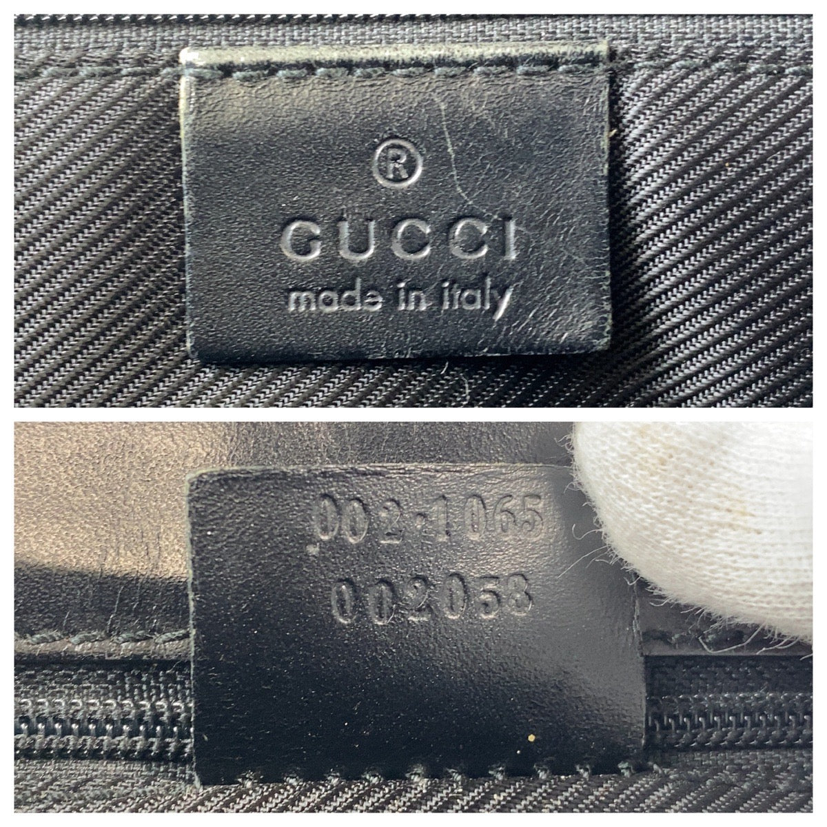 15602
GUCCI グッチ ジャッキー ブラック 黒 GGキャンバス / レザー 002 1065 ハンドバッグ トートバッグ レディース ABP39