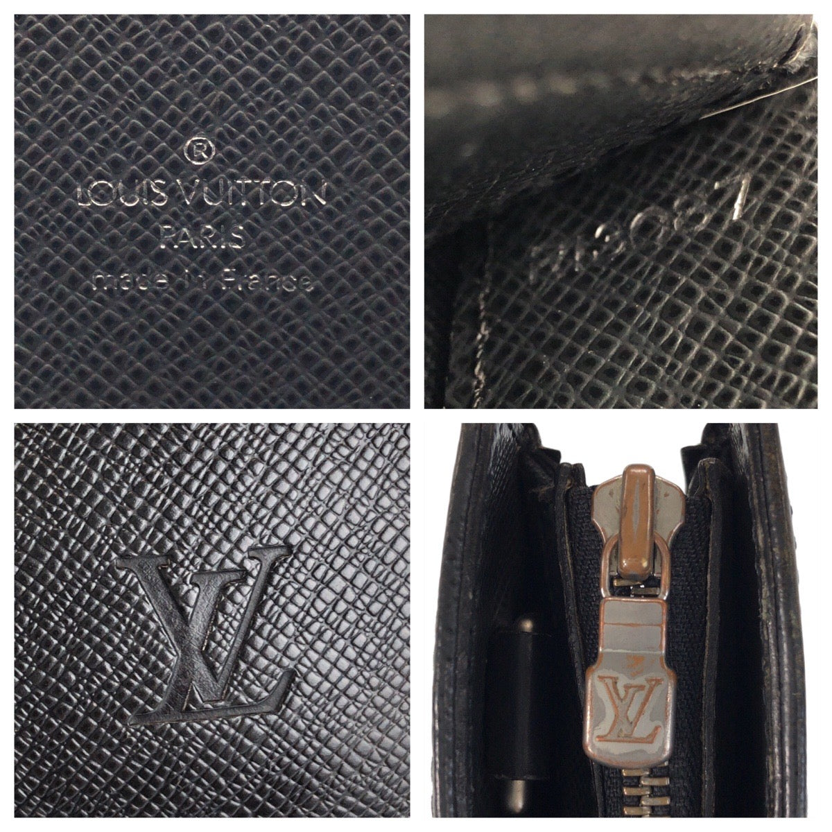 15612
LOUIS VUITTON ルイヴィトン タイガ ポルトドキュマン ロザン アルドワーズ ブラック 黒 シルバー金具 レザー M30052 ビジネスバッグ ブリーフケース  メンズ ABP46