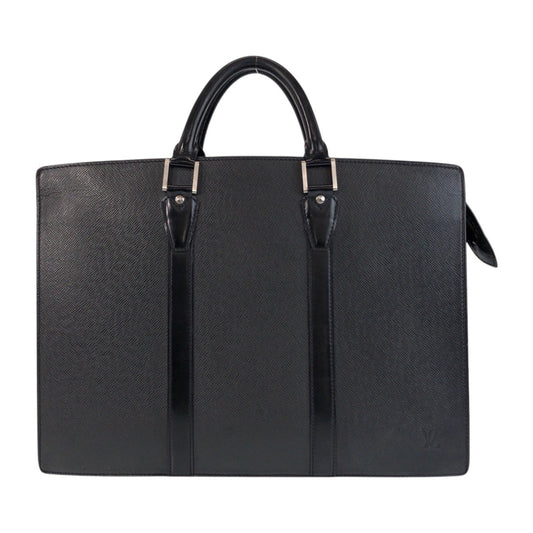 15612
LOUIS VUITTON ルイヴィトン タイガ ポルトドキュマン ロザン アルドワーズ ブラック 黒 シルバー金具 レザー M30052 ビジネスバッグ ブリーフケース  メンズ ABP46