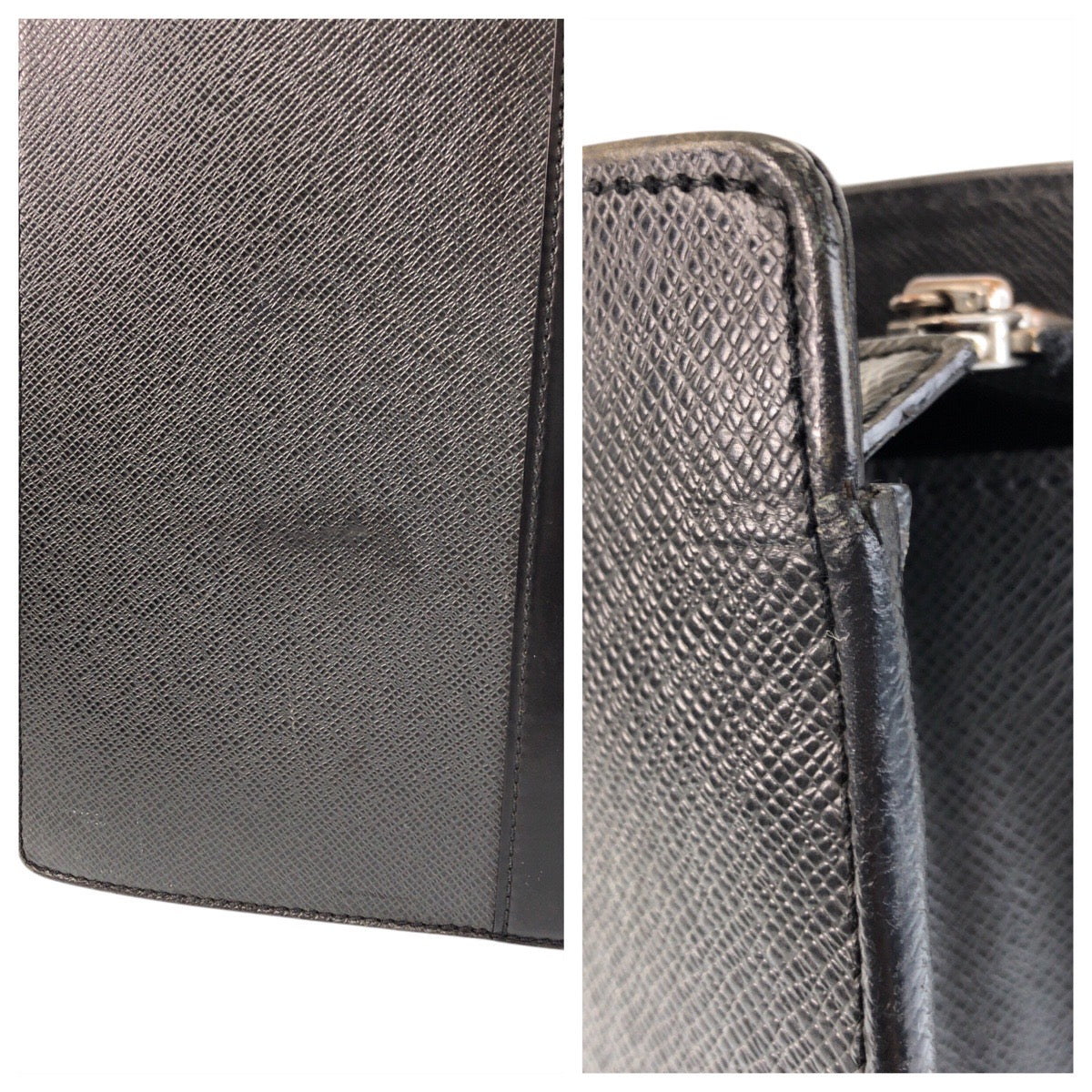 15612
LOUIS VUITTON ルイヴィトン タイガ ポルトドキュマン ロザン アルドワーズ ブラック 黒 シルバー金具 レザー M30052 ビジネスバッグ ブリーフケース  メンズ ABP46