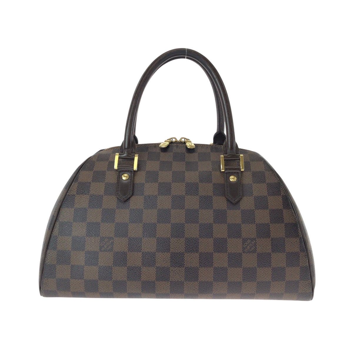 15617
LOUIS VUITTON ルイヴィトン ダミエ エベヌ リベラMM ブラウン ゴールド金具 PVC N41434 ボストンバッグ ハンドバッグ  レディース
