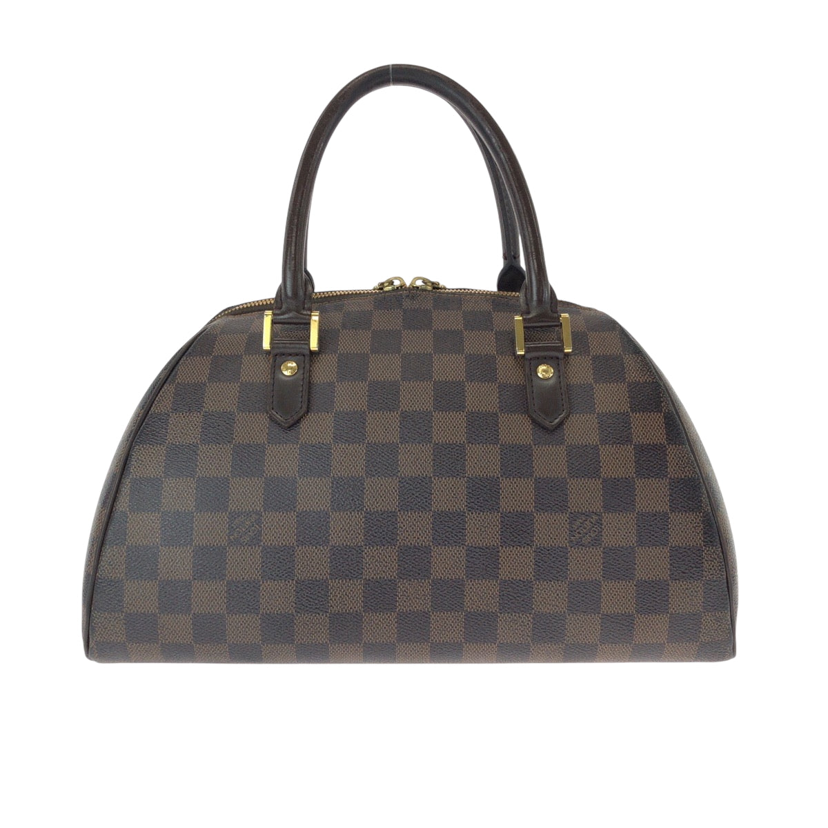 15617
LOUIS VUITTON ルイヴィトン ダミエ エベヌ リベラMM ブラウン ゴールド金具 PVC N41434 ボストンバッグ ハンドバッグ  レディース