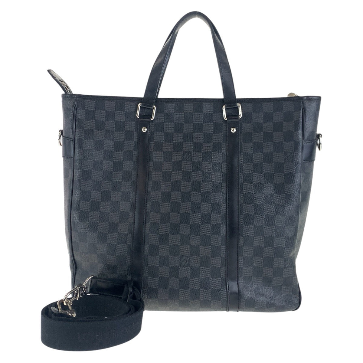 15620
LOUIS VUITTON ルイヴィトン ダミエ グラフィット タダオ ブラック 黒 シルバー金具 PVC / レザー N51192 ビジネスバッグ ブリーフケース 2way  メンズ