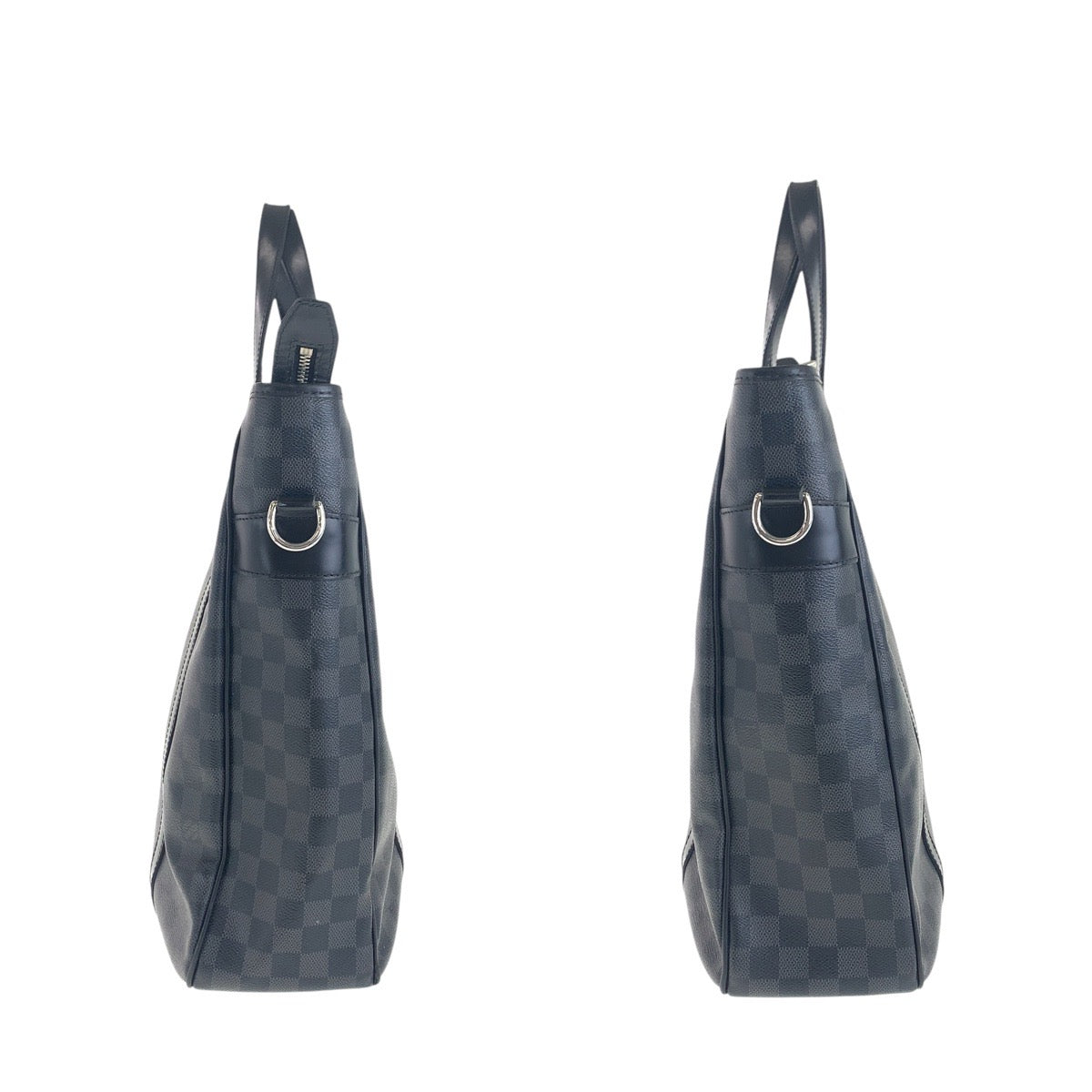 15620
LOUIS VUITTON ルイヴィトン ダミエ グラフィット タダオ ブラック 黒 シルバー金具 PVC / レザー N51192 ビジネスバッグ ブリーフケース 2way  メンズ