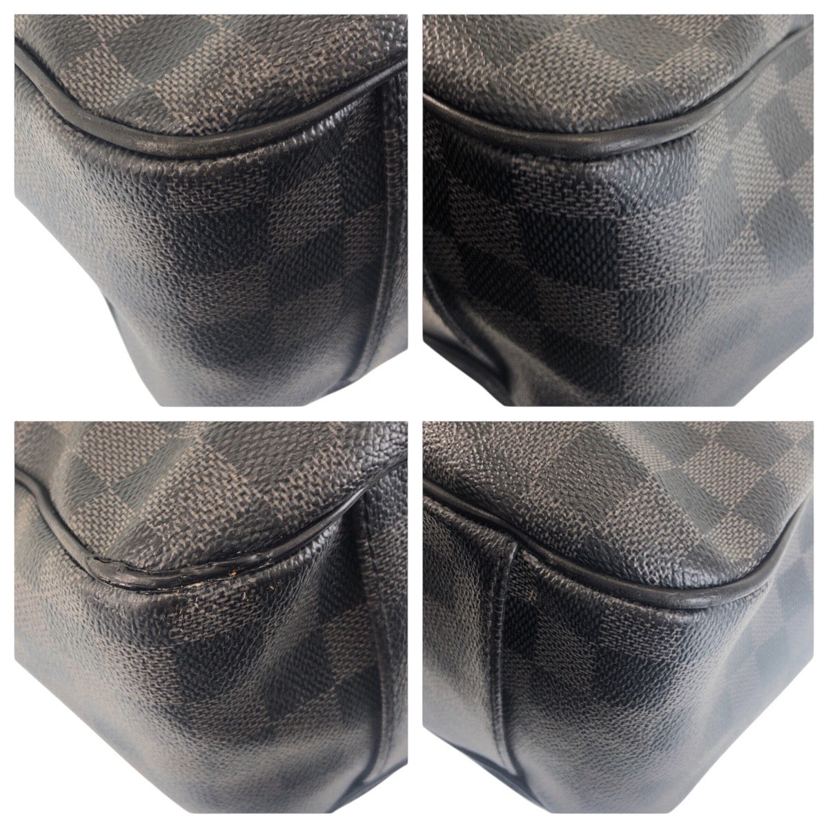 15620
LOUIS VUITTON ルイヴィトン ダミエ グラフィット タダオ ブラック 黒 シルバー金具 PVC / レザー N51192 ビジネスバッグ ブリーフケース 2way  メンズ