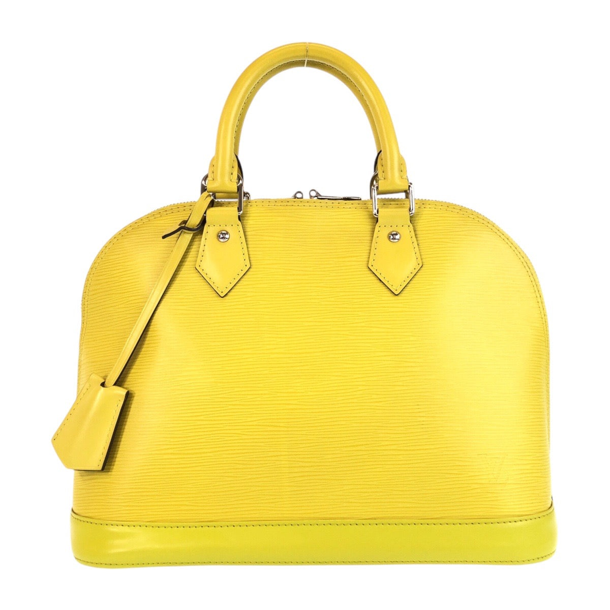 15622
LOUIS VUITTON ルイヴィトン エピ アルマPM イエロー シルバー金具 レザー M40950 ハンドバッグ  レディース
