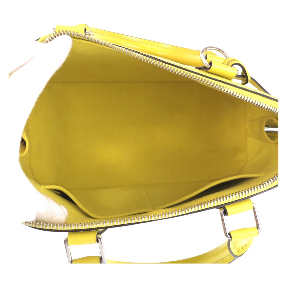 15622
LOUIS VUITTON ルイヴィトン エピ アルマPM イエロー シルバー金具 レザー M40950 ハンドバッグ  レディース