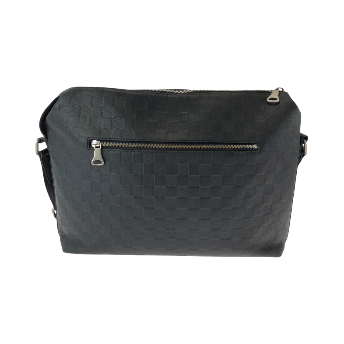 15627
LOUIS VUITTON ルイヴィトン ダミエ アンフィニ ディスカバリー メッセンジャーMM ブラック 黒 シルバー金具 レザー N42417 ショルダーバッグ メッセンジャーバッグ  メンズ