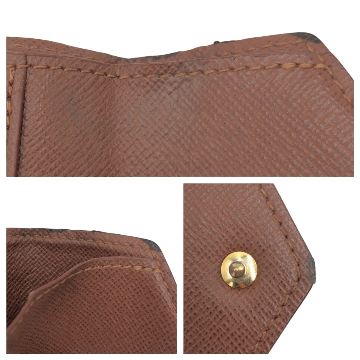 15628
LOUIS VUITTON ルイヴィトン モノグラム ポルトフォイユ ヴィクトリーヌ ブラウン ゴールド金具 PVC M62472 三つ折り財布 折財布 コンパクトウォレット  レディース