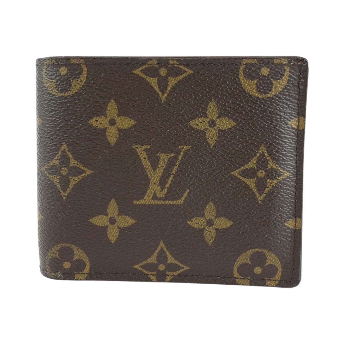 15629
LOUIS VUITTON ルイヴィトン モノグラム ポルトフォイユ マルコ ブラウン PVC M61675 折財布 コンパクトウォレット  メンズ